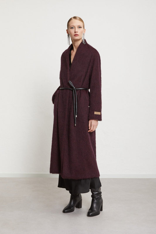 Ottod'Ame - Wool-blend Coat with Belt