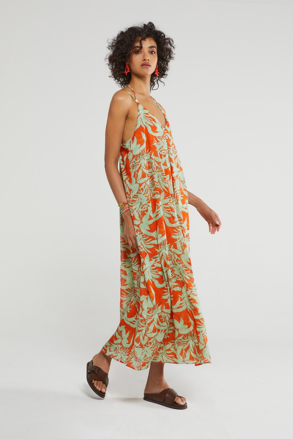 Ottod'Ame - Printed Cotton Long Dress