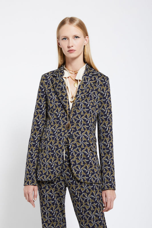 Ottod'Ame - Printed Fit Blazer