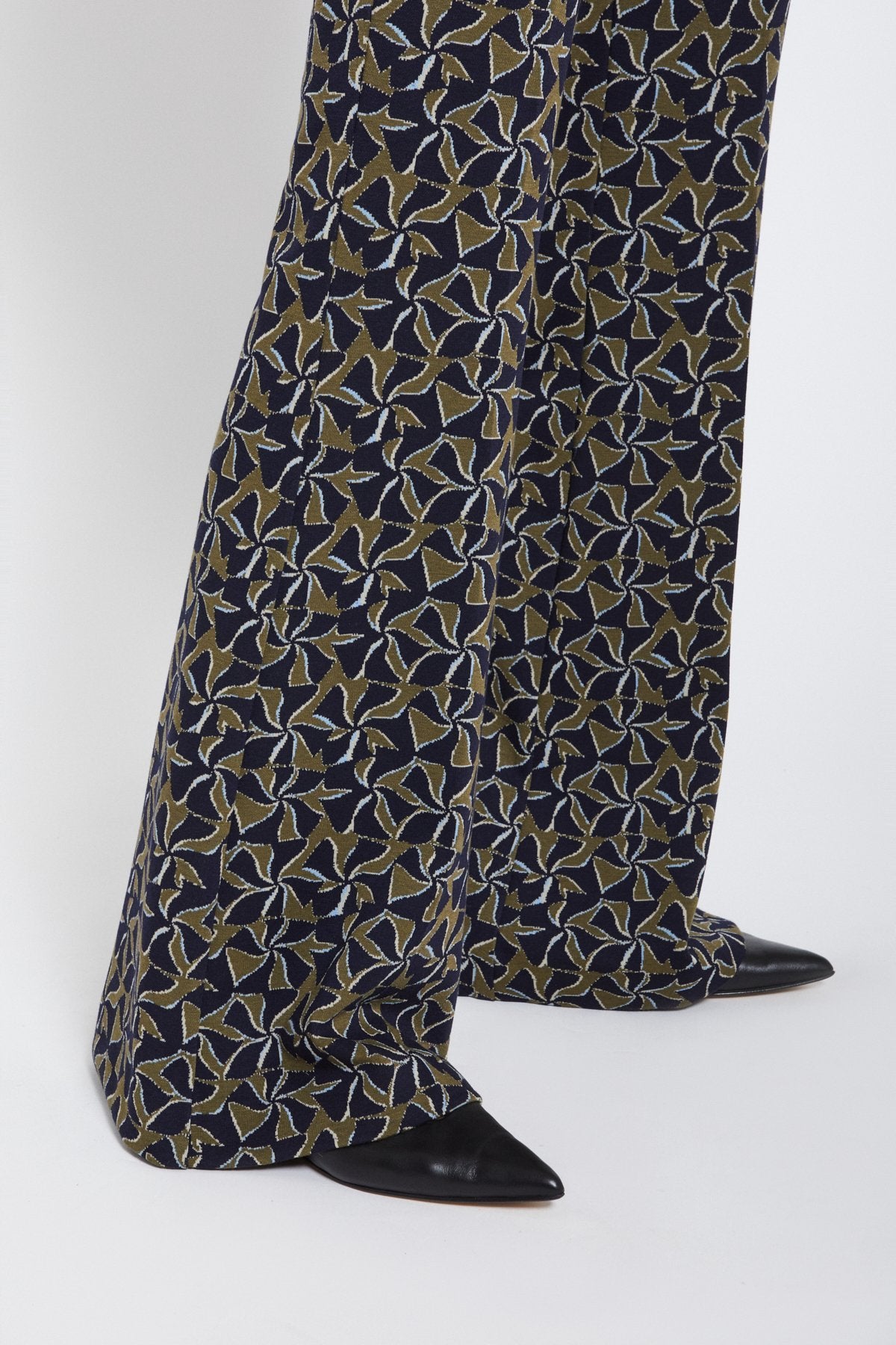 Ottod'Ame - Printed Flare Trousers