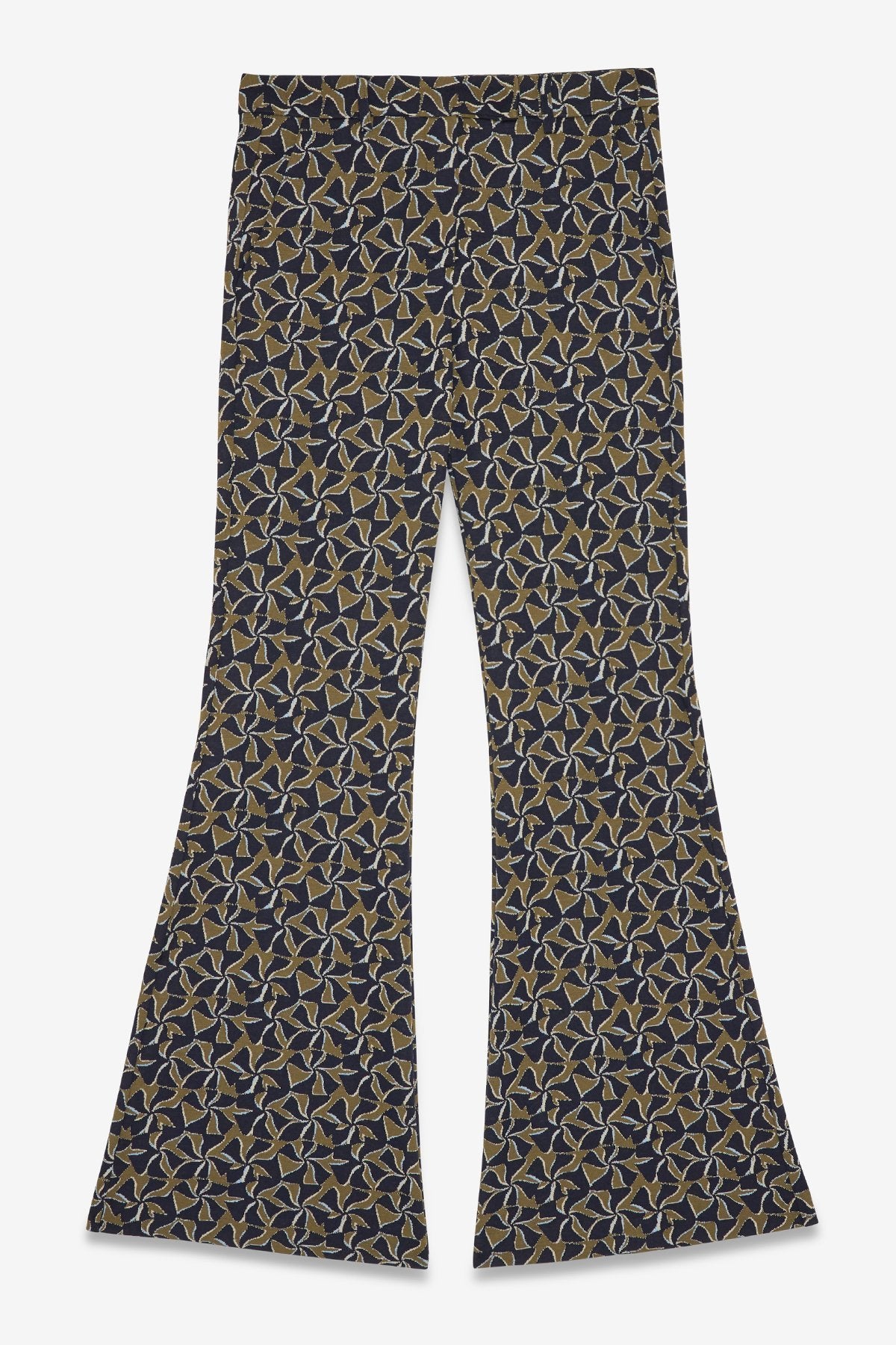 Ottod'Ame - Printed Flare Trousers