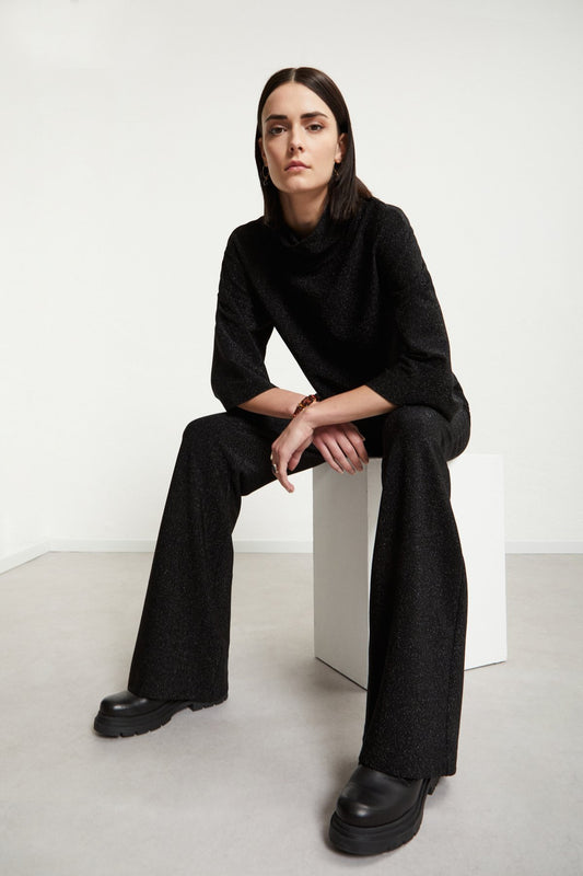 Ottod'Ame - Viscose Trousers with Lurex