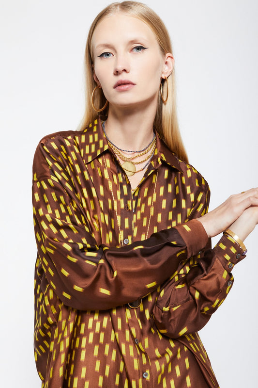 Ottod'Ame - Printed Pure Viscose Shirt