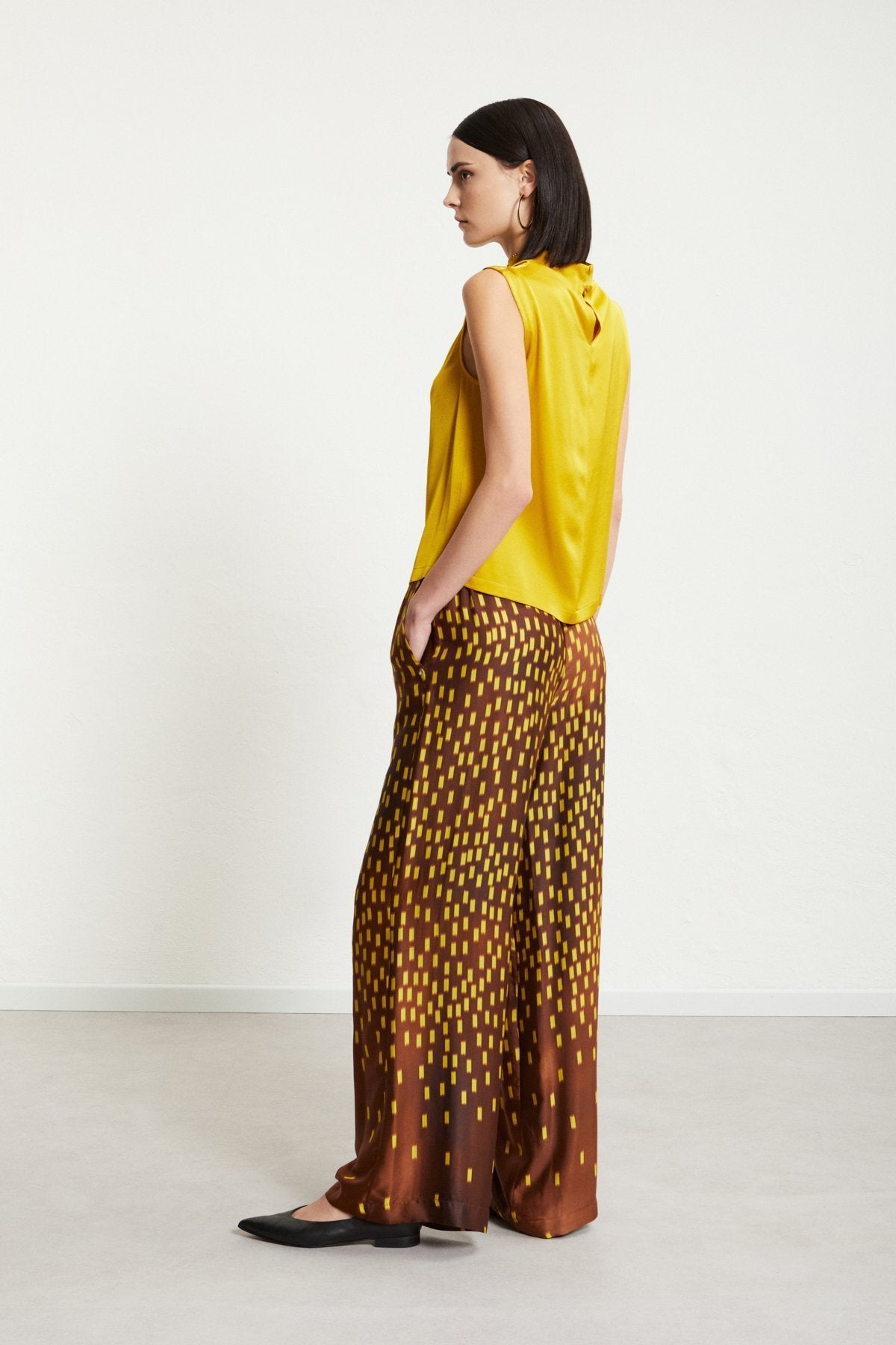 Ottod'Ame - Printed Pure Viscose Palazzo Trousers