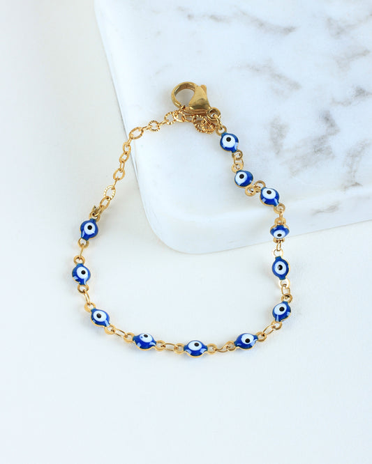 Blue Eyes - Stainless Steel Bracelet