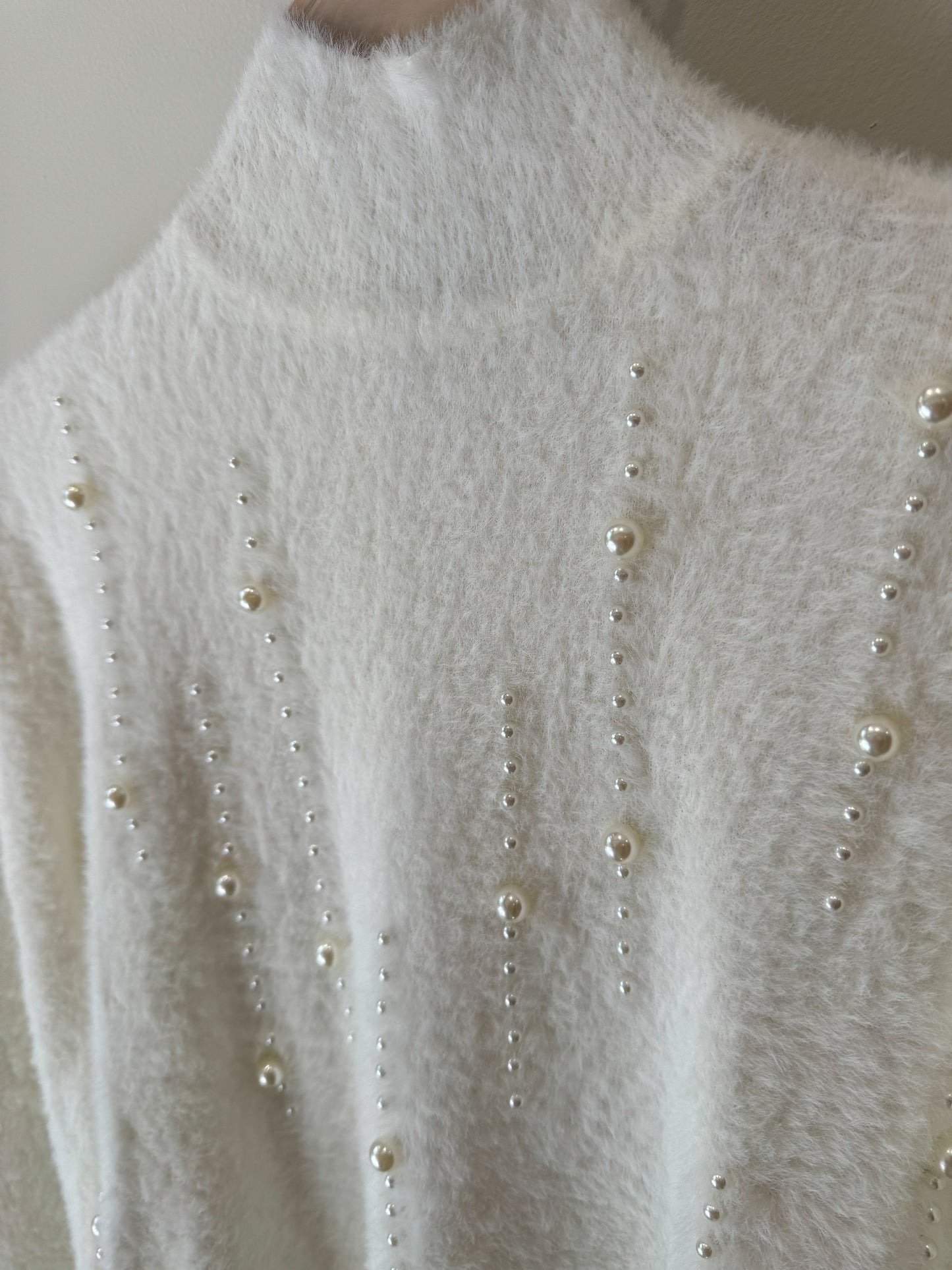 Le Sarte Del Sole - High Neck Pearl Sweater